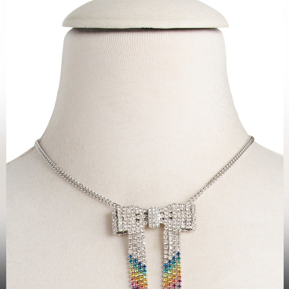 Kurt Geiger necklace rainbow new with tag